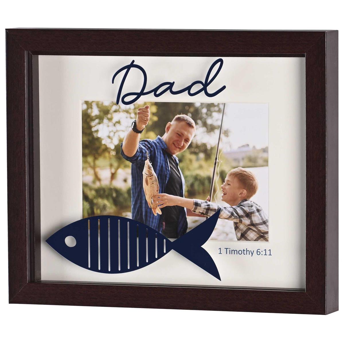 Photo Frame Dad With Navy Fish by Dicksons, product view 3