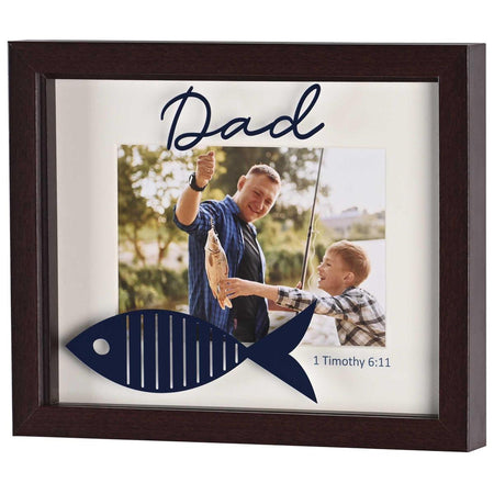 Photo Frame Dad With Navy Fish by Dicksons, product view 3
