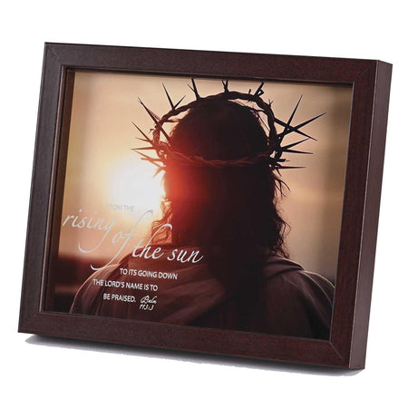Framed Art Jesus From The Rising by Dicksons