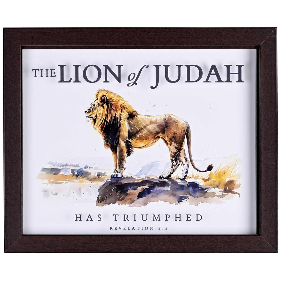 Framed Art The Lion Of Judah 10x8 by Dicksons, product view 2