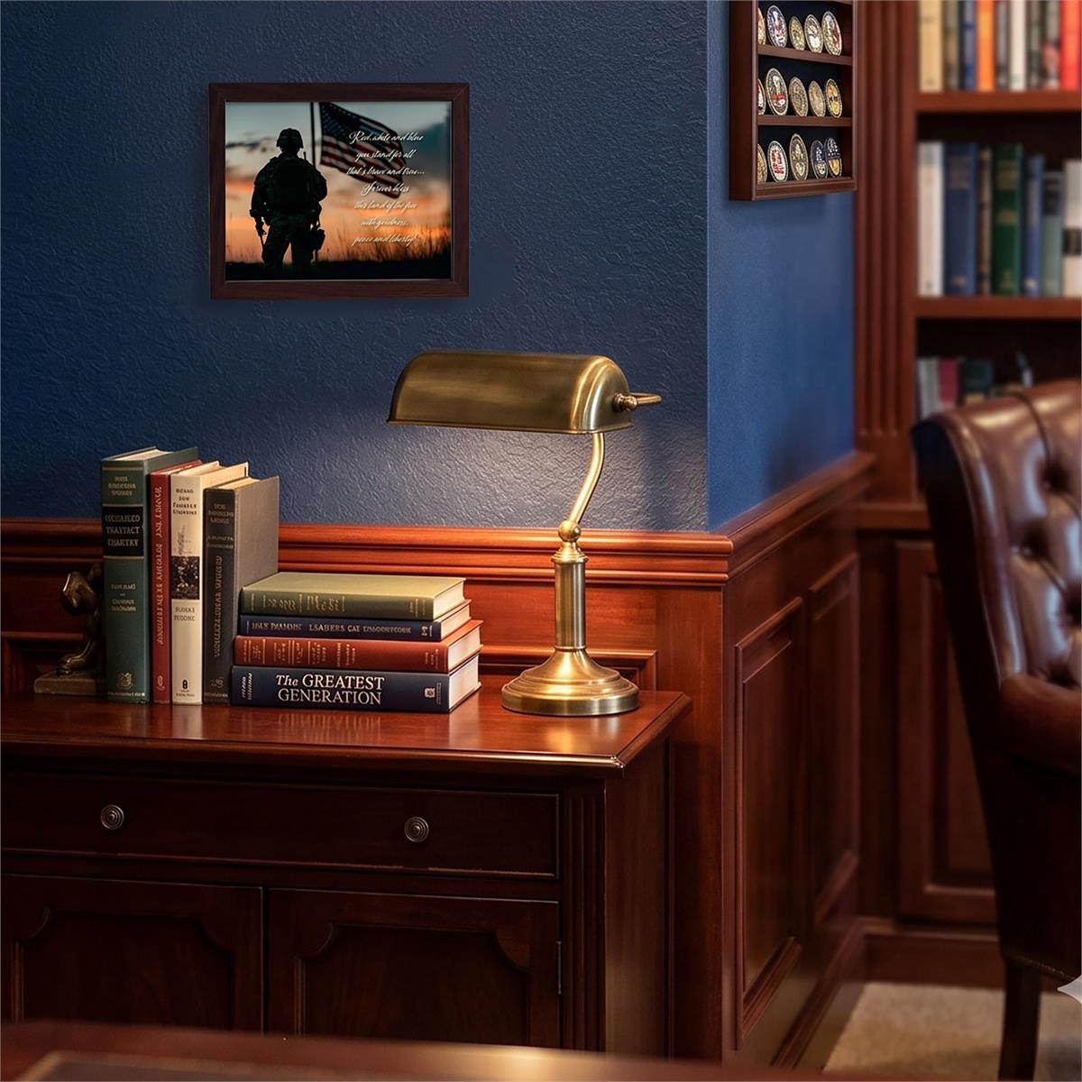Framed Art Red White And Blue You Stand by Dicksons, product view 3