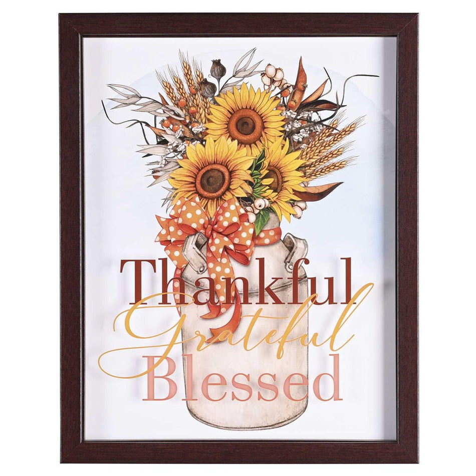 Framed WallArt Thankful Grateful Blessed by Dicksons, product view 2
