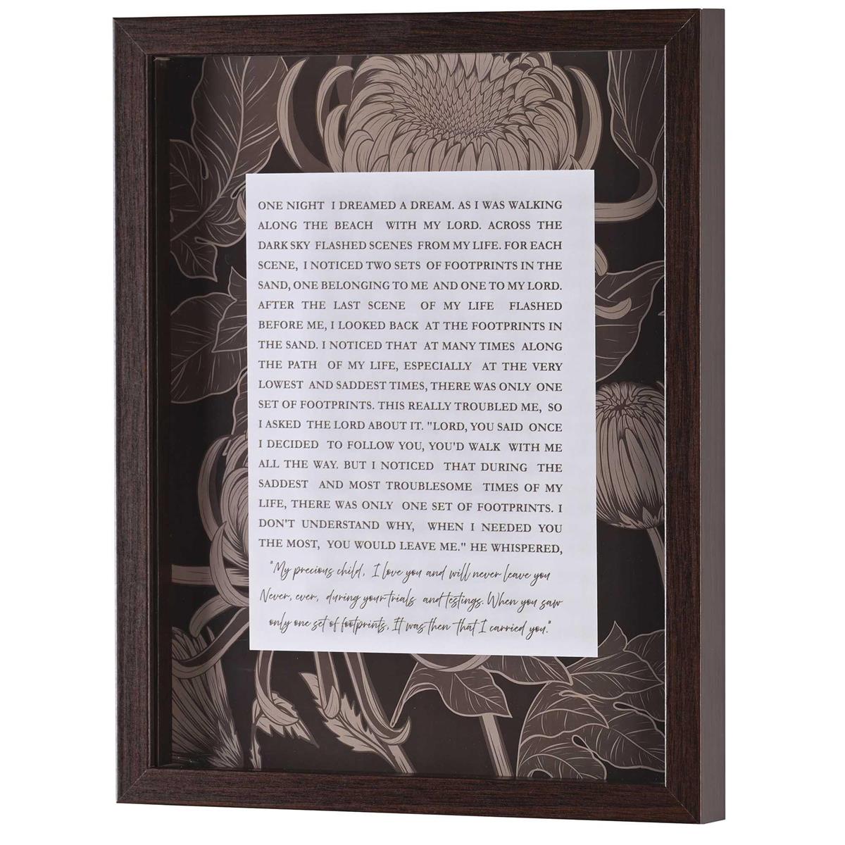 Framed Wall Art Footprints by Dicksons