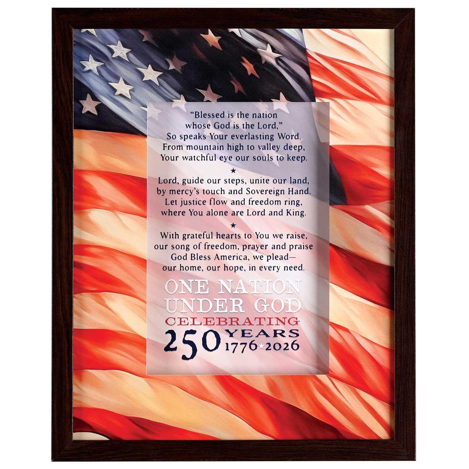 Framed Wall Flag A Prayer For America by Dicksons, product view 2