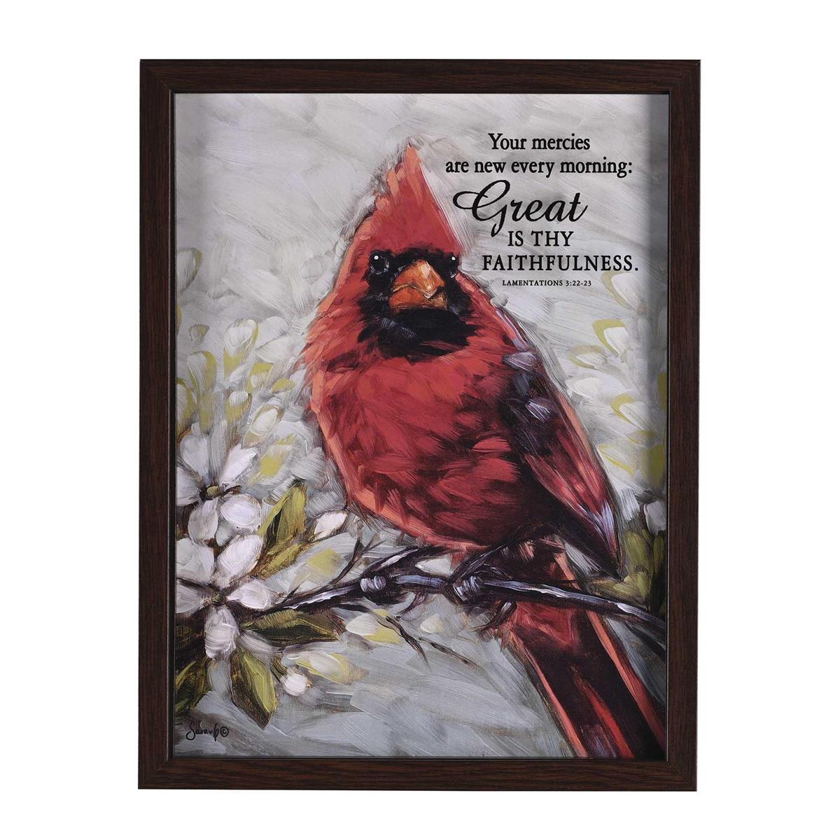 Your Mercies Are New Every Morning - Lamentations 3:22-23 - 13 x 17 Inch Walnut by Dicksons, product view 2