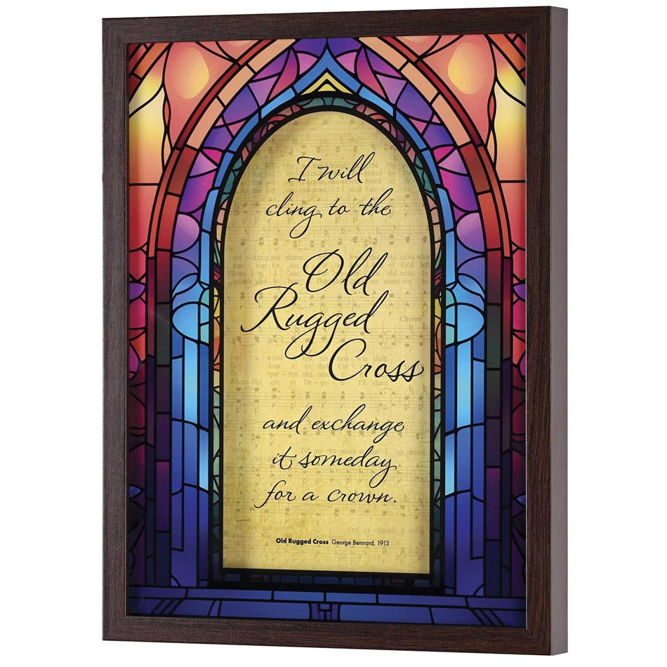 , Classic Hymns, Inspirational Christian, 17 x 13 inch Woodgrain Frame (FRMWDWAL-1216-6) by Dicksons