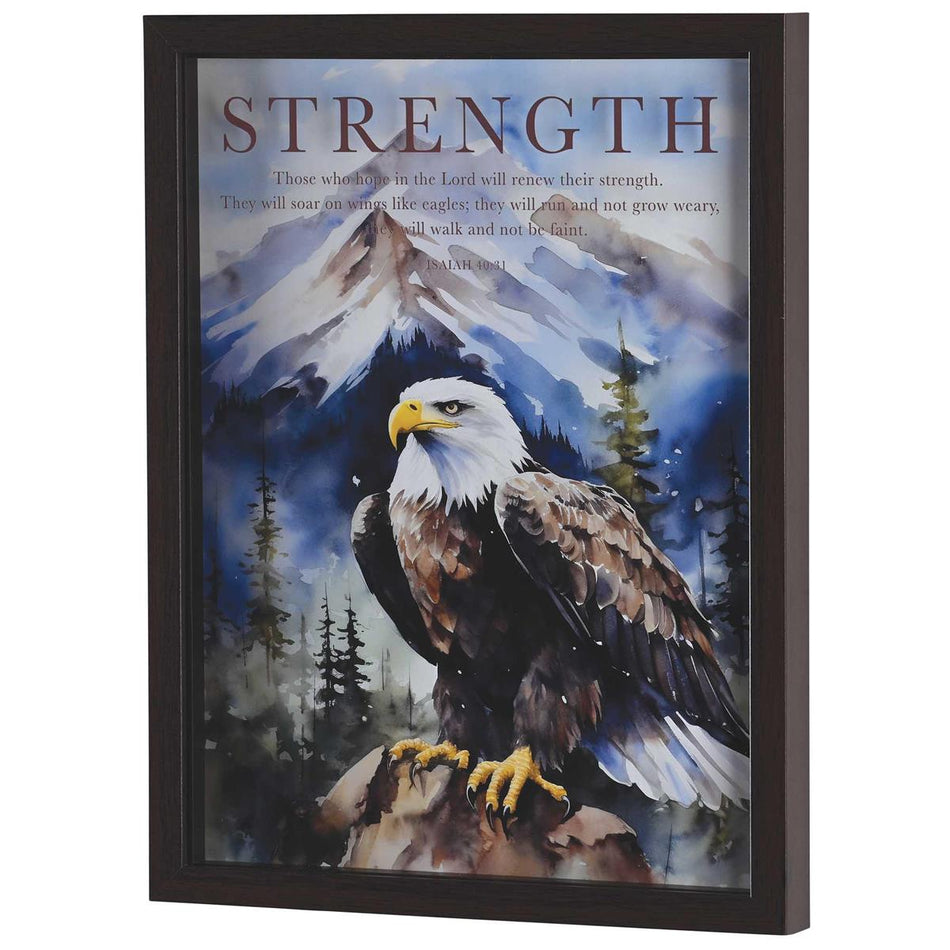 Inspirational Christian Wall Hanging Shadow Box Style Framed Wall Décor (FRMWDWAL-1216-7) by Dicksons