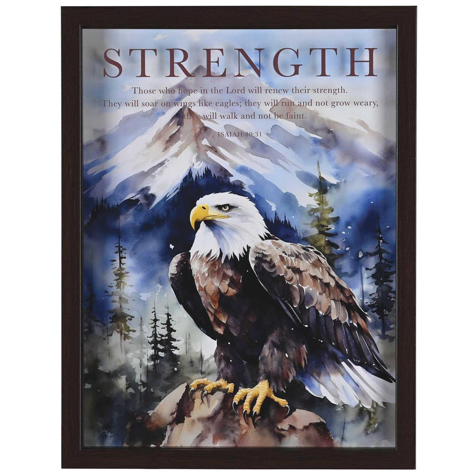Inspirational Christian Wall Hanging Shadow Box Style Framed Wall Décor (FRMWDWAL-1216-7) by Dicksons, product view 2