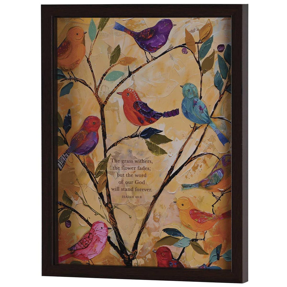 Inspirational Christian Wall Hanging Shadow Box Style Framed Wall Décor (FRMWDWAL-1216-8) by Dicksons