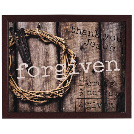 Framed Wall Art Forgiven 14x11 by Dicksons, product view 2
