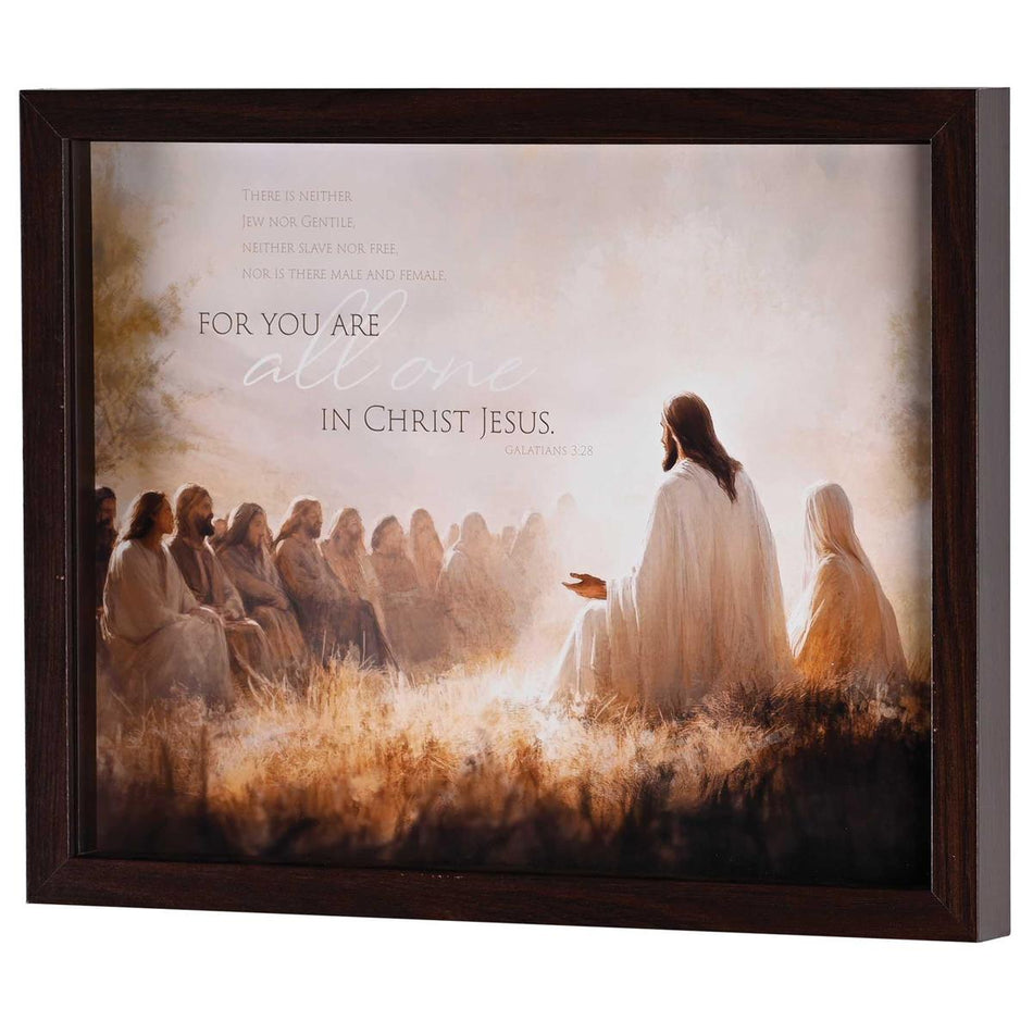 Framed Wall Art Jesus Teaching People by Dicksons