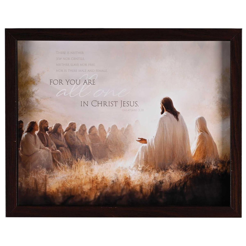 Framed Wall Art Jesus Teaching People by Dicksons, product view 2