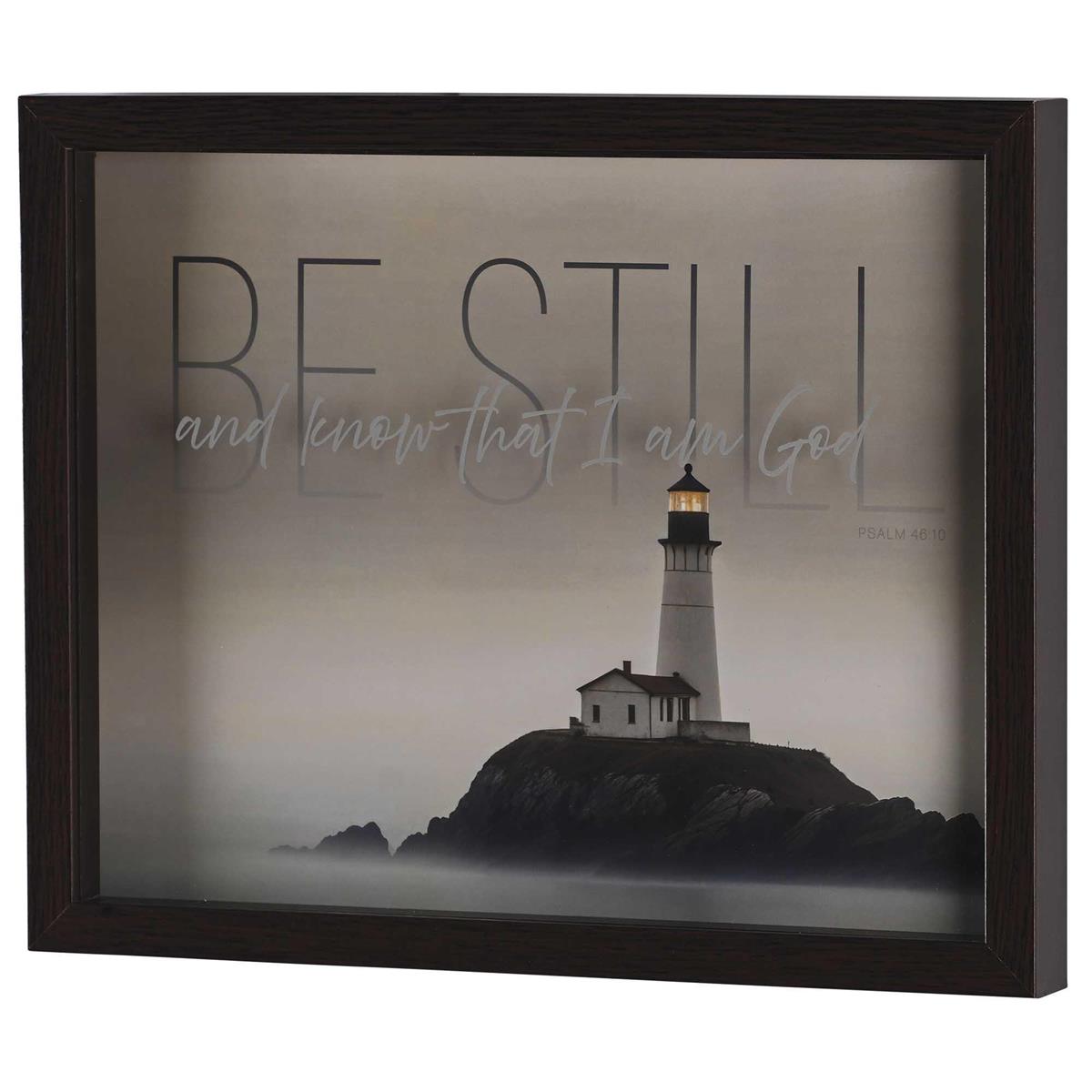 Framed Wall Art Be Still And Know by Dicksons