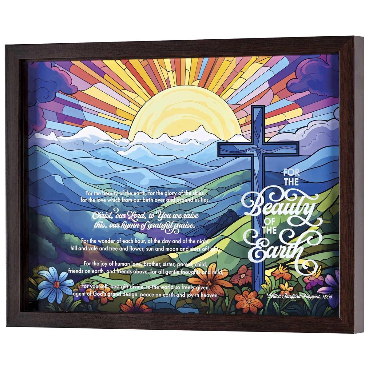 , Classic Hymns, Inspirational Christian, 17 x 13 inch Woodgrain Frame (FRMWDWAL-1612-2) by Dicksons