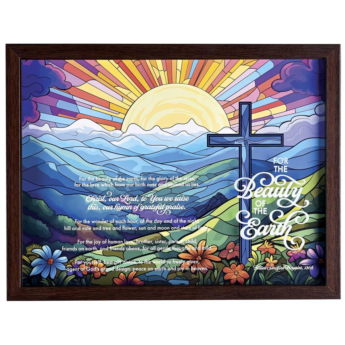 , Classic Hymns, Inspirational Christian, 17 x 13 inch Woodgrain Frame (FRMWDWAL-1612-2) by Dicksons, product view 2