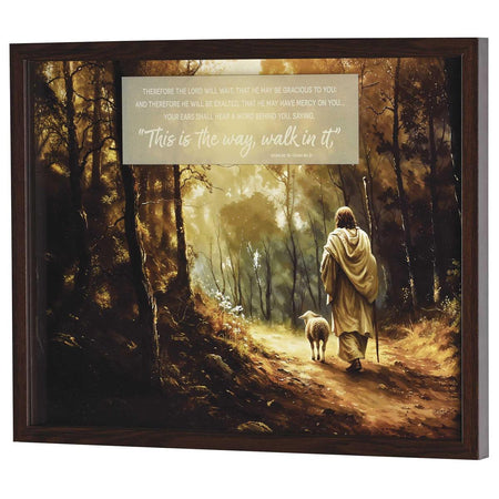 Framed Wall Art Jesus This Is The Way by Dicksons