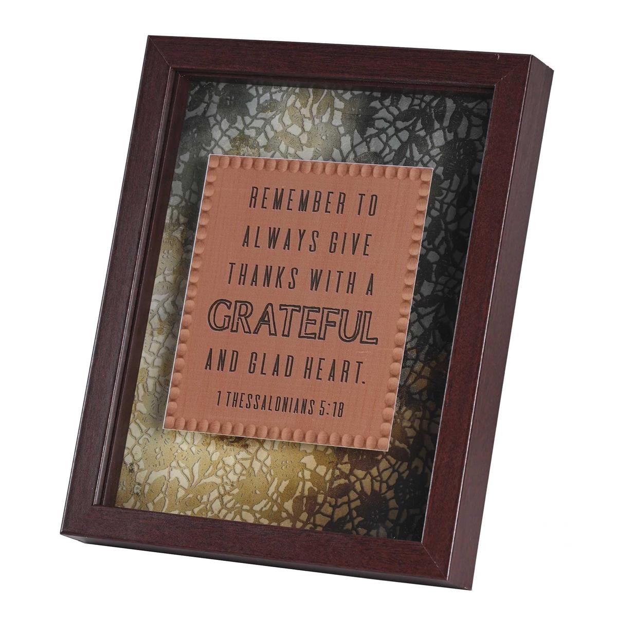 Framed Wall Art Always Give Thanks 8x10 by Dicksons