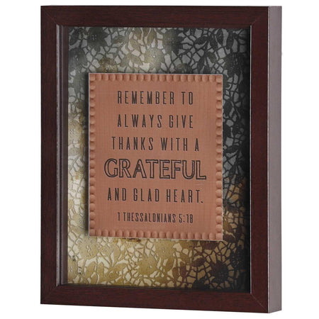 Framed Wall Art Always Give Thanks 8x10 by Dicksons, product view 2