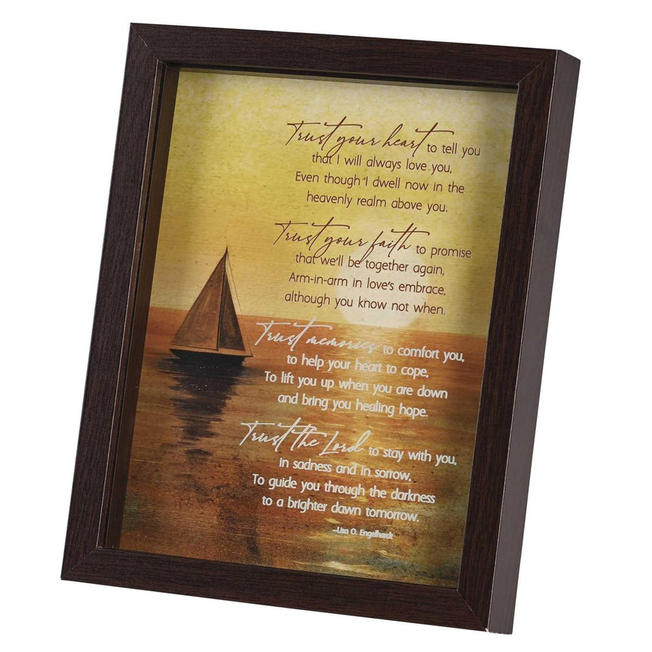 Framed Art Trust Your Heart 8x10 by Dicksons