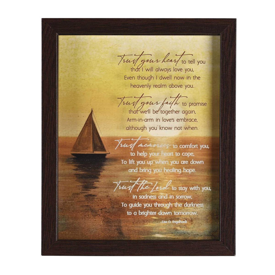Framed Art Trust Your Heart 8x10 by Dicksons, product view 2