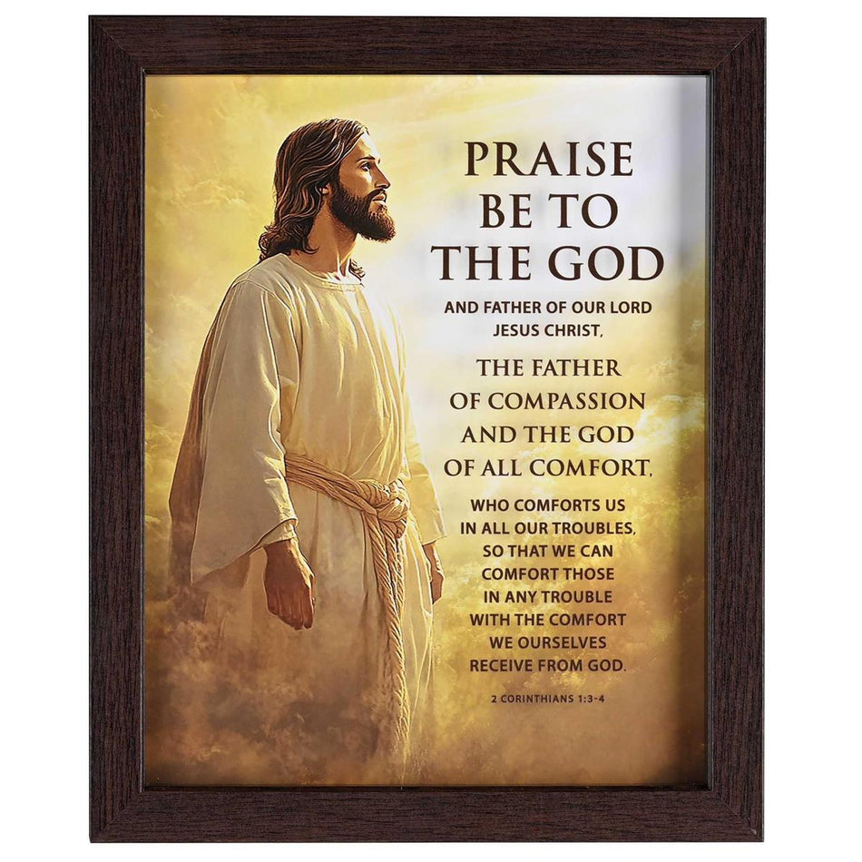 Framed Art Praise Be To The God 8x10 by Dicksons, product view 2