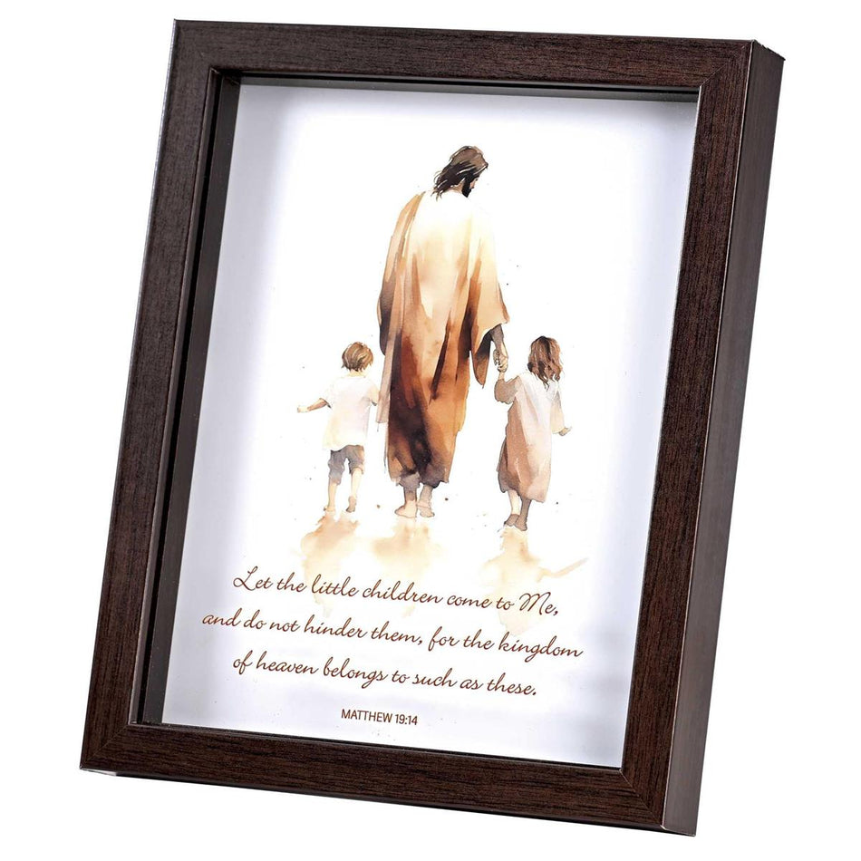 Inspirational Christian Wall Hanging Shadow Box Style Framed Wall Décor (FRMWDWAL-810-25) by Dicksons