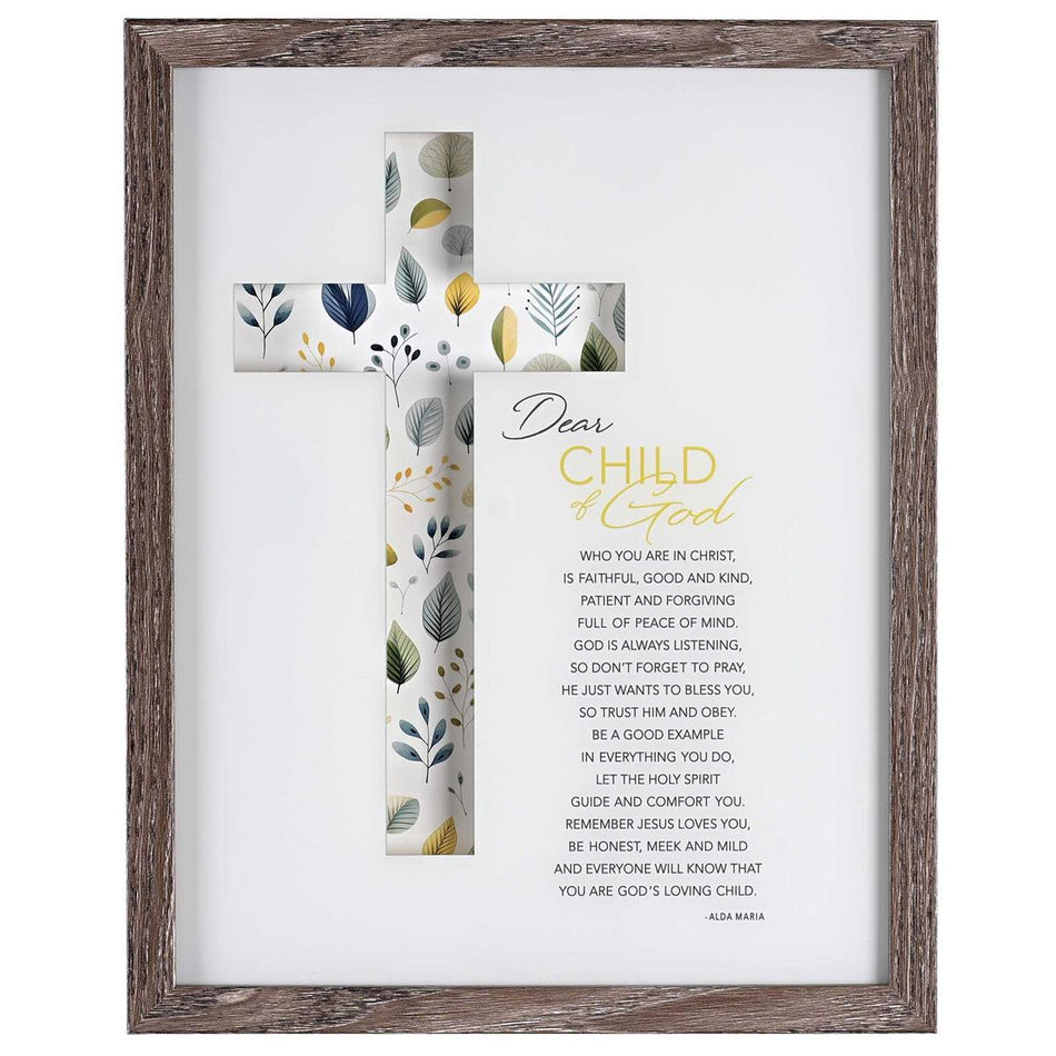 Framed Wall Art Child Of God Boy by Dicksons, product view 2