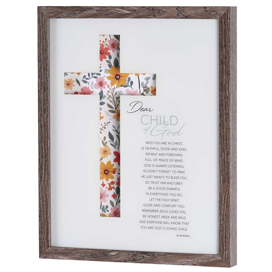 Framed Wall Art Child Of God Girl by Dicksons