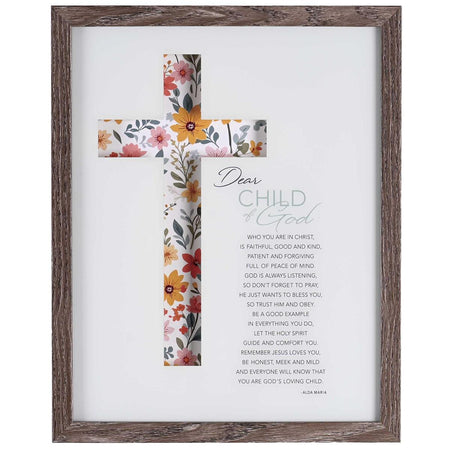 Framed Wall Art Child Of God Girl by Dicksons, product view 2