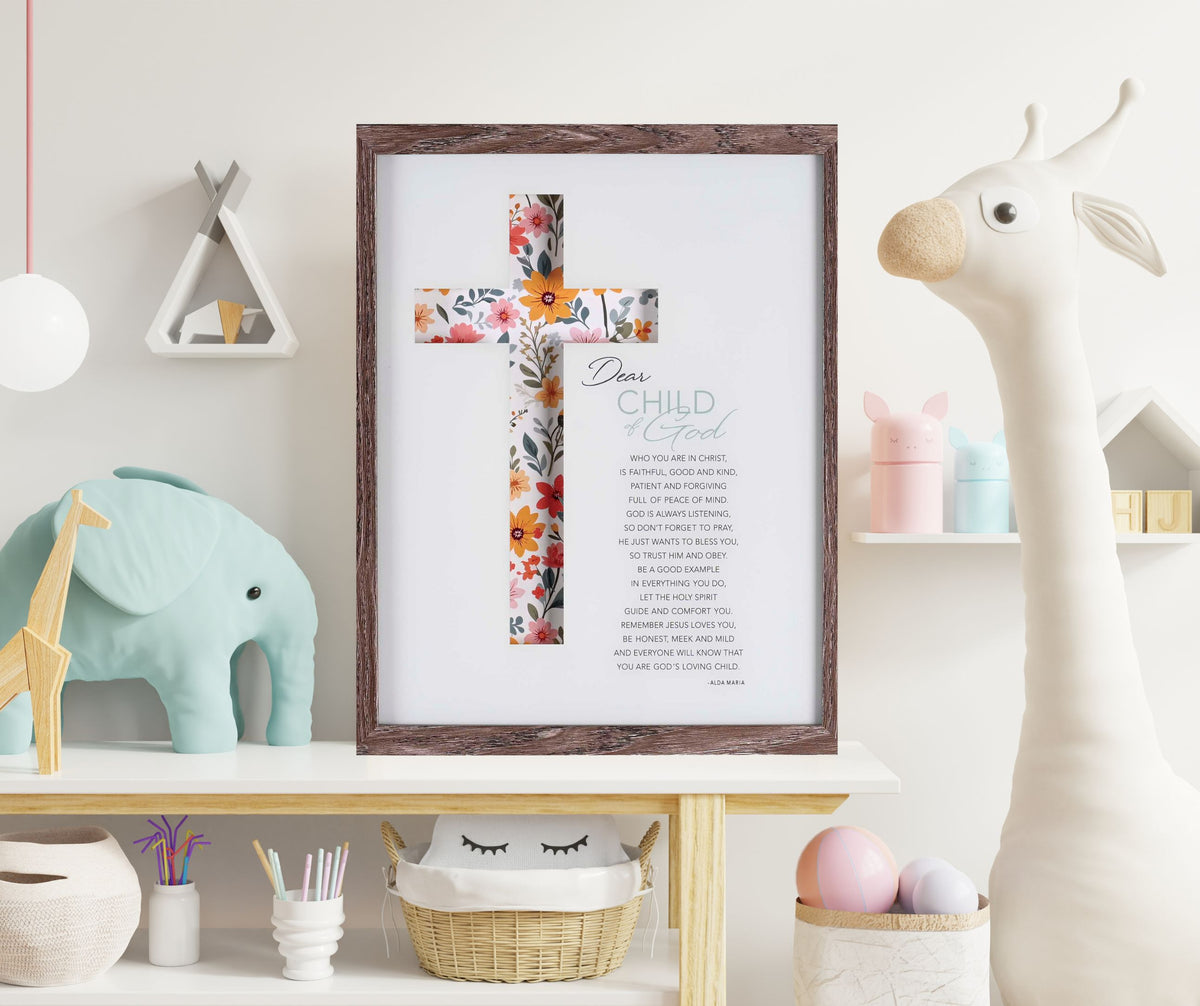 Framed Wall Art Child Of God Girl by Dicksons, product view 4