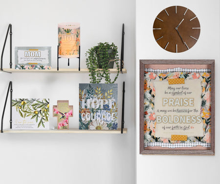 May Our Lives Be A Symbol of Our Praise - Romans 12:12 Ephesians 3:12-12 x 15 by Dicksons, product view 4