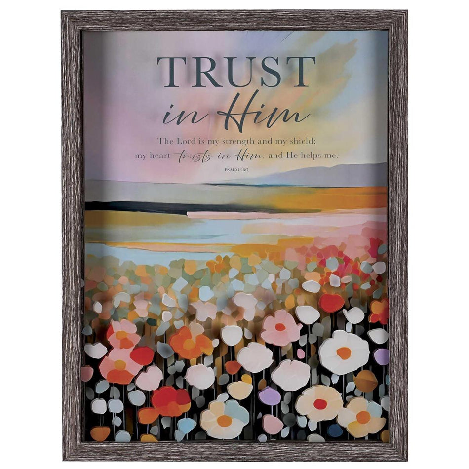 Inspirational Christian Wall Hanging Shadow Box Style Framed Wall Décor (FRMWDWG-1216-3) by Dicksons, product view 2