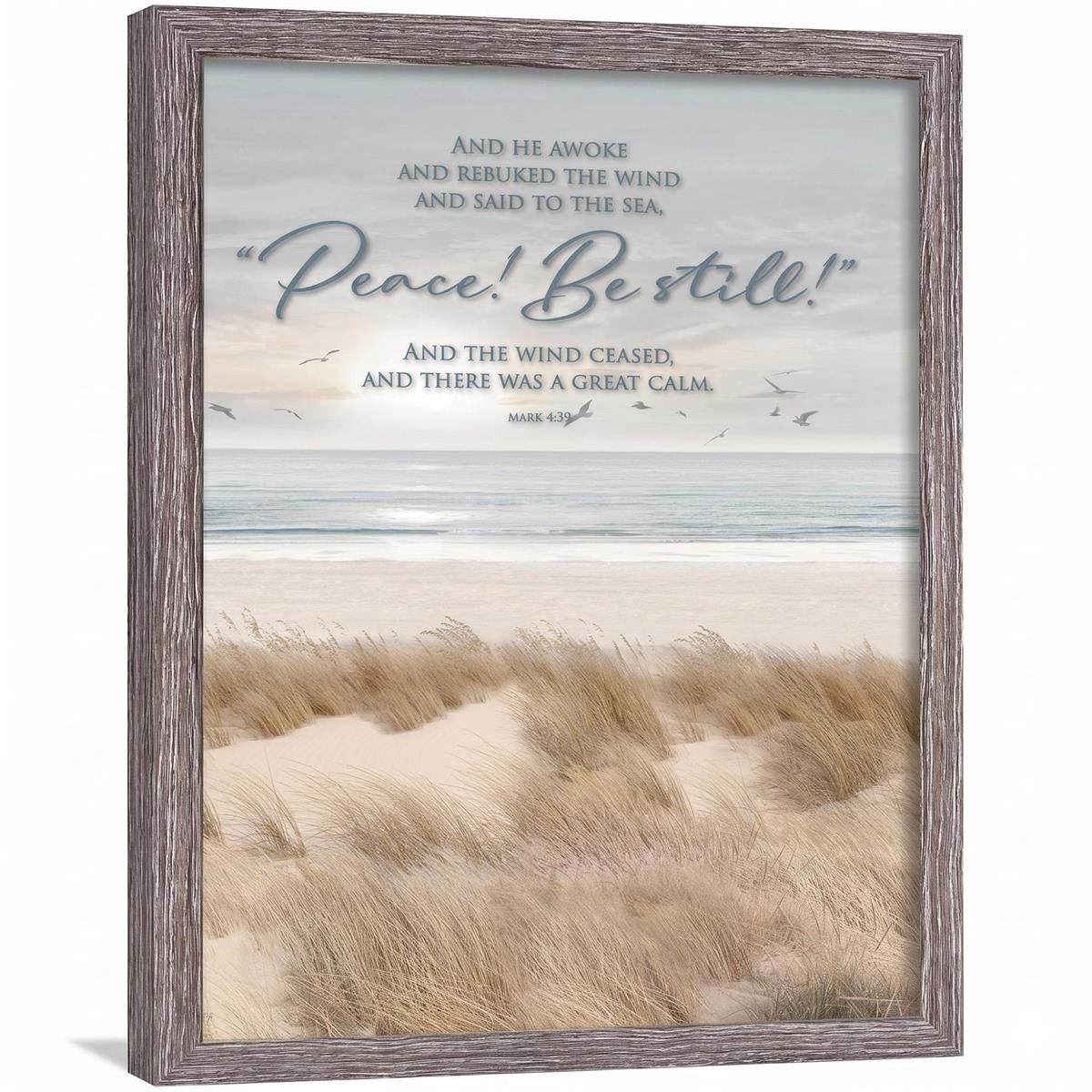 Framed Wall Art Peace Be Still Mark 4:39 by Dicksons, product view 2