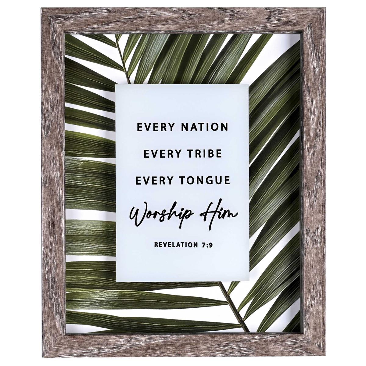 Framed Art Every Nation Tribe Tongue by Dicksons, product view 2