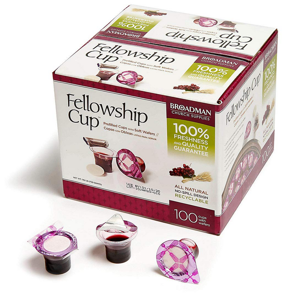 Fellowship Cup with Juice and Wafer - 100 Count