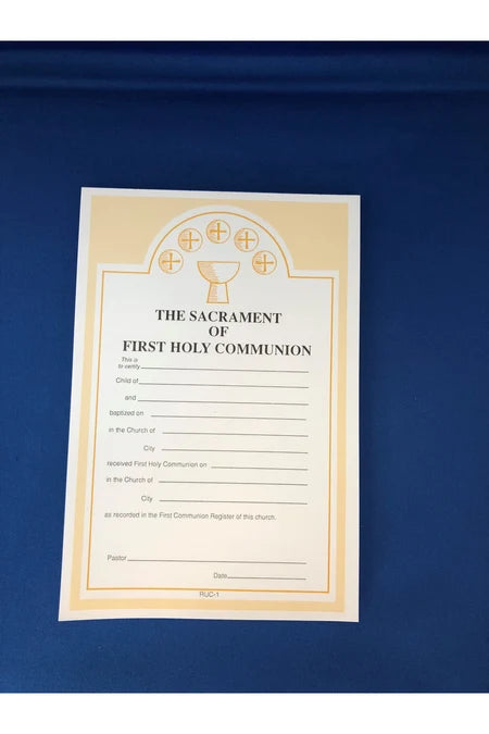 First communion Certificates