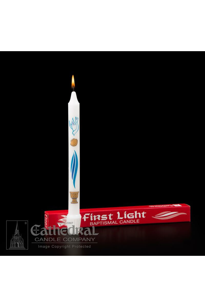 First Light Baptismal Candles by Anchor Christian Distributors