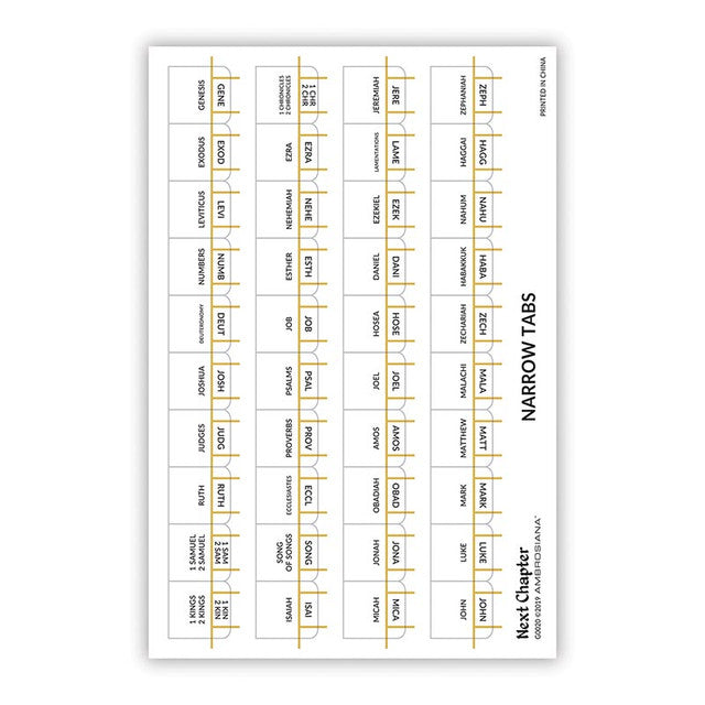 Bible Tabs - Catholic Version - Horizontal