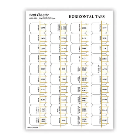 Bible Tabs - Catholic Version - Horizontal by Catholic Brands, product view 4