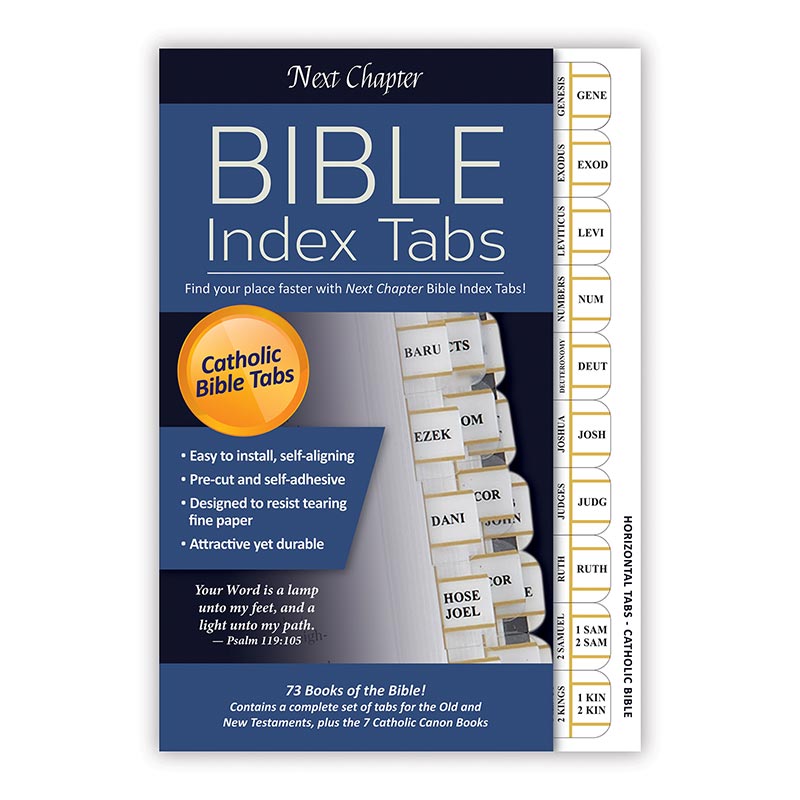 Bible Tabs - Catholic Version - Horizontal by Catholic Brands, product view 4
