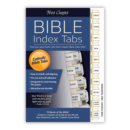 Bible Tabs - Catholic Version - Horizontal by Catholic Brands, product view 4