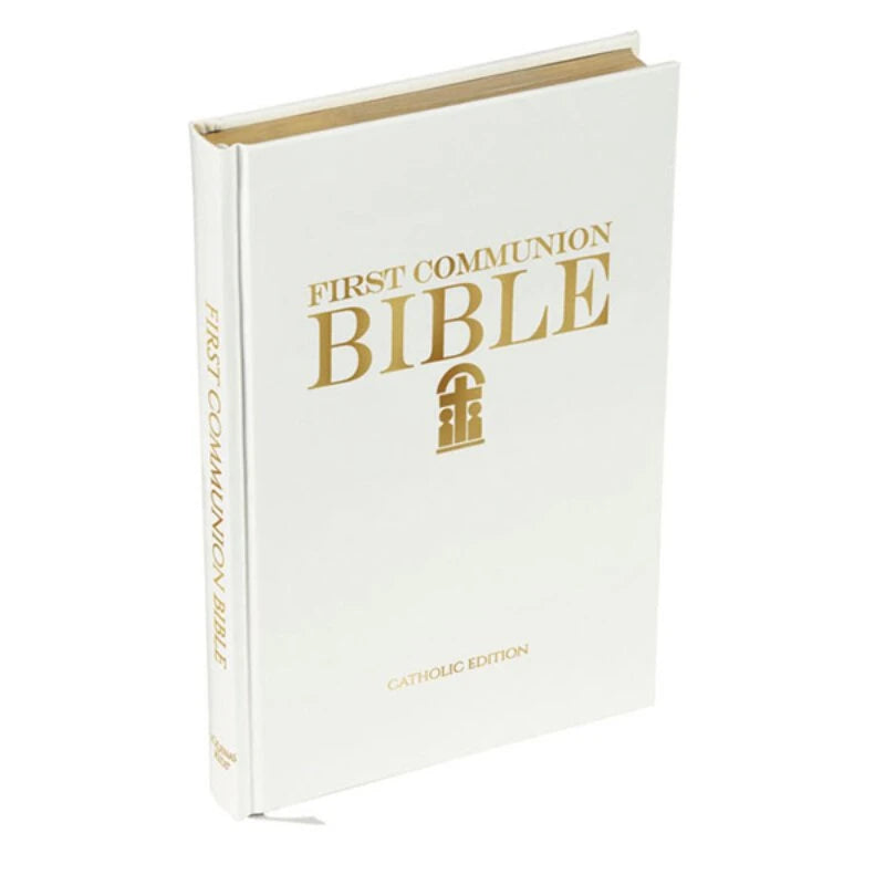 Aquinas Kids First Communion Bible - White