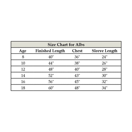 Cowl Neck Server Alb by Christian Brands, product view 3