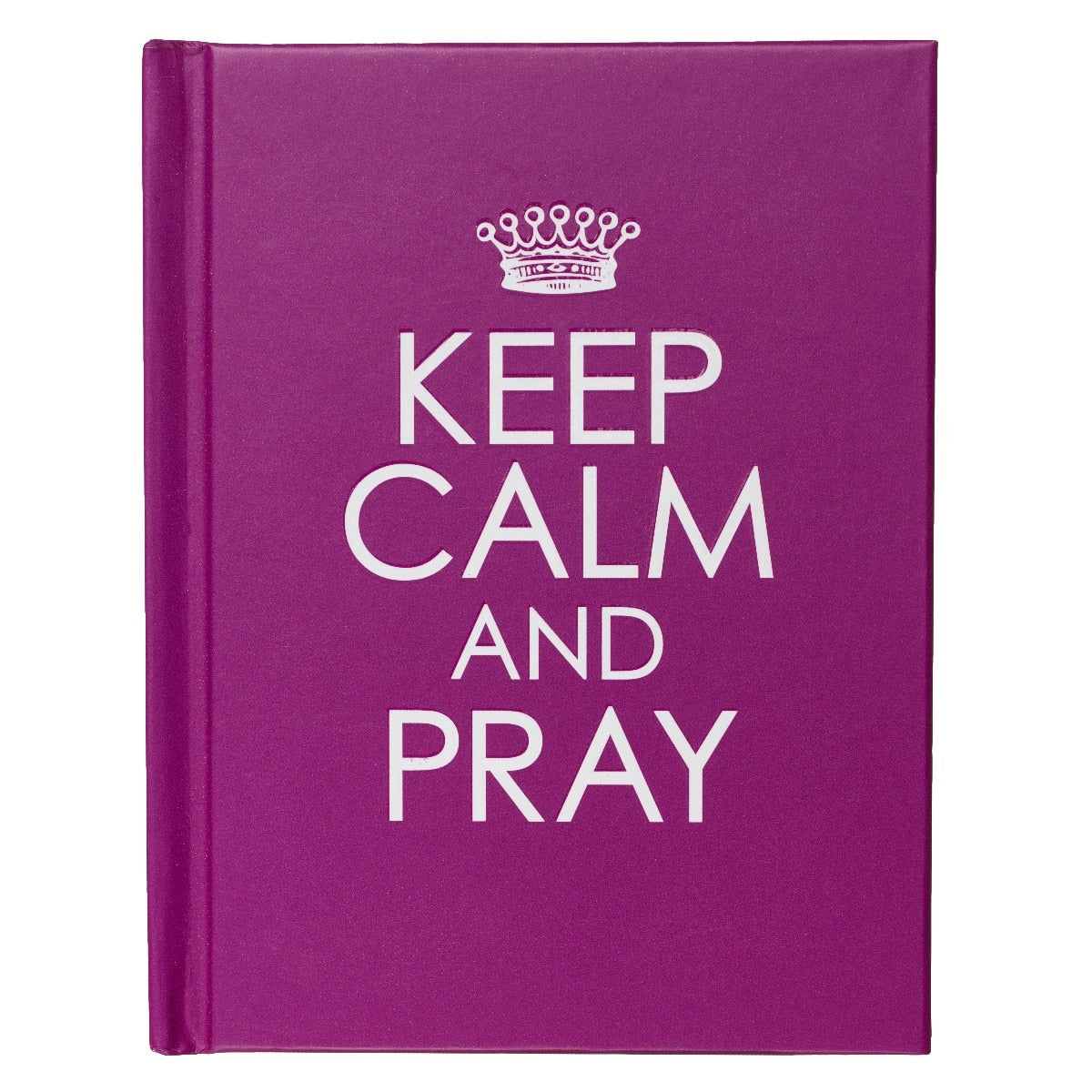 Keep Calm and Pray Purple Hardcover Gift Book by Christian Art Gifts