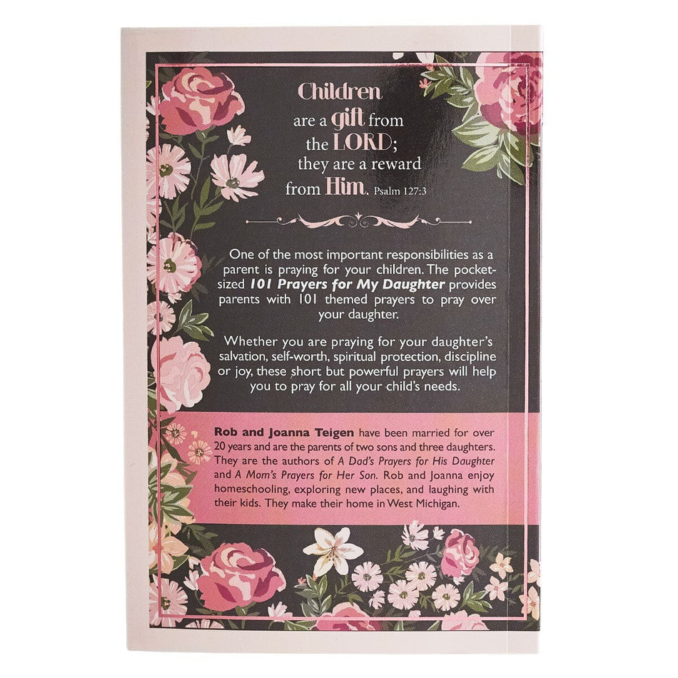101 Prayers for My Daughter Softcover Gift Book by Christian Art Gifts, product view 2