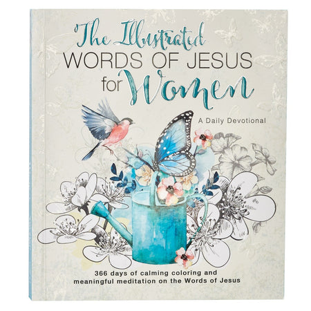 The Illustrated Words of Jesus for Women Devotional by Christian Art Gifts