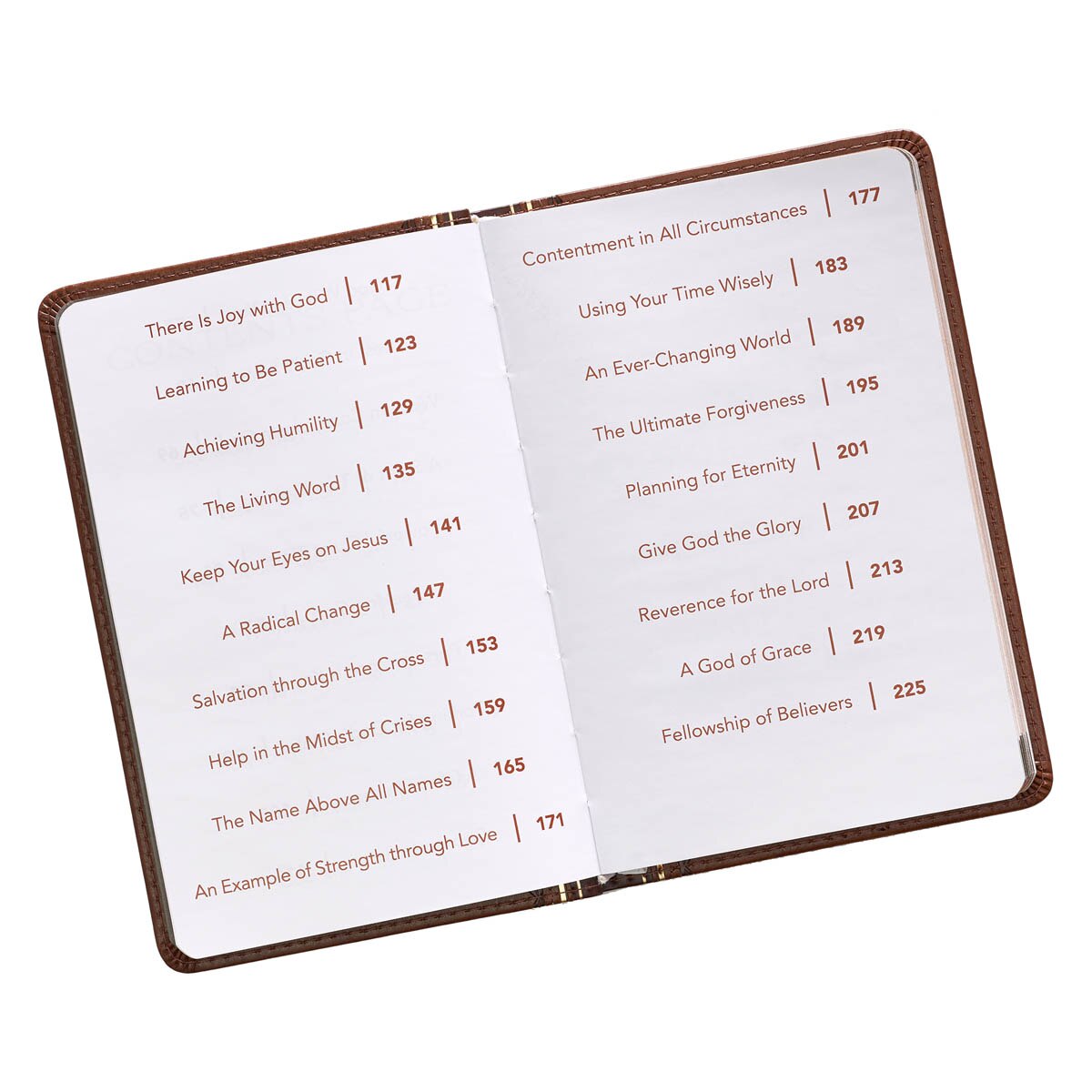Promises from God for Every Man Two-tone Brown Faux Leather Promise Book by Christian Art Gifts, product view 8