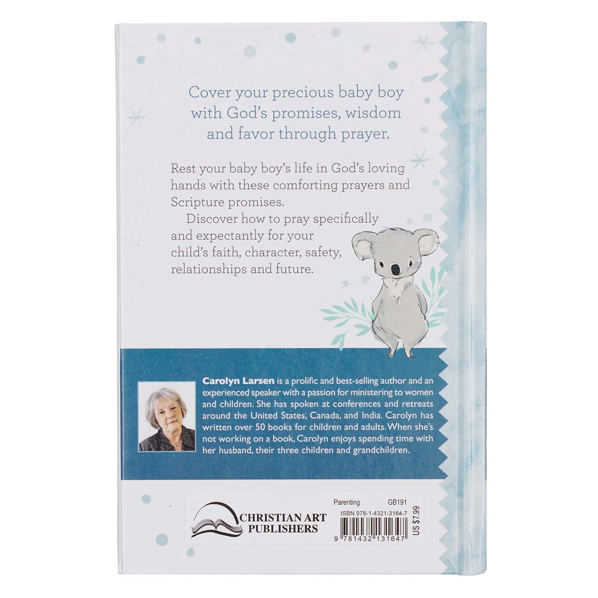 Prayers for My Baby Boy Prayer Book by Christian Art Gifts, product view 2
