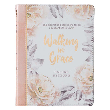 Walking in Grace Faux Leather Devotional by Christian Art Gifts