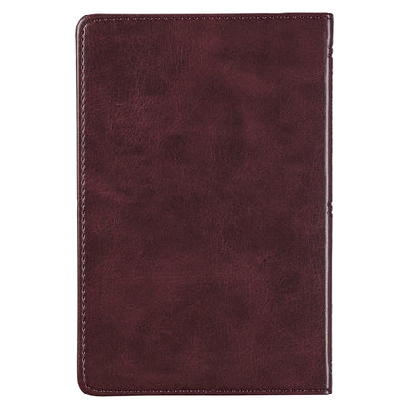 101 Prayers for Men Brown Faux Leather Gift Book - Psalm 145:18 by Christian Art Gifts, product view 4